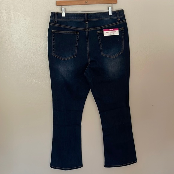 NWT Faith Jeans Hi Rise Slim Bootcut Jeans. 16W - Picture 7 of 9